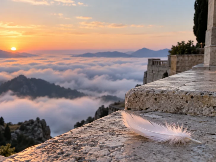 Feather above clouds for 315 Angelcore Usernames That Feel Soft and Ethereal trivia