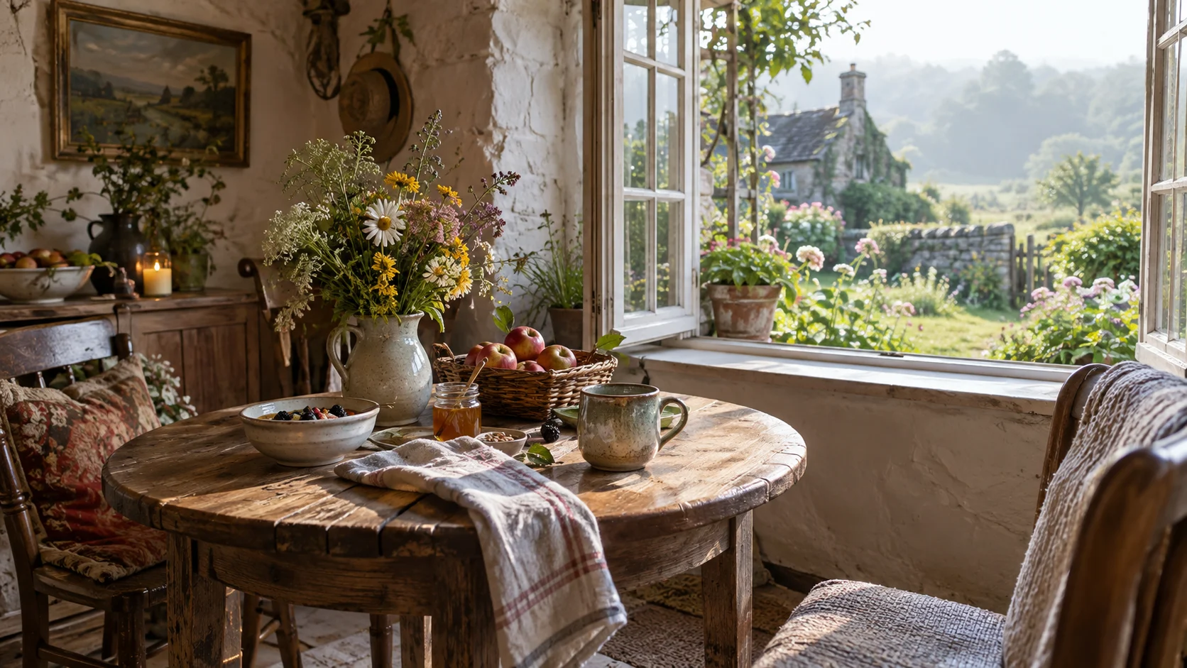 Cottage breakfast nook for 415 Cottagecore Usernames That Feel Cozy and Original trivia