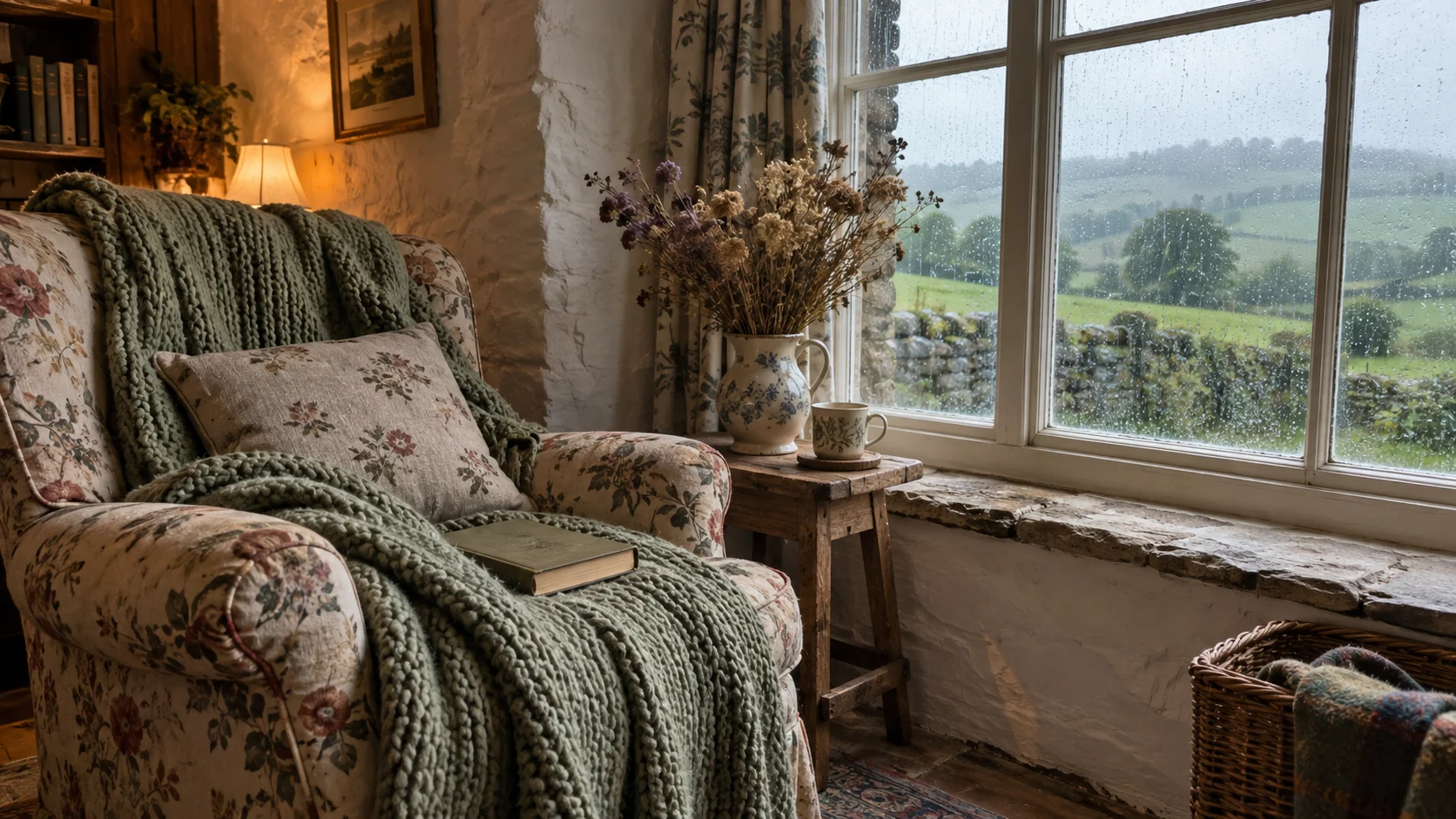 Rainy reading corner for 415 Cottagecore Usernames That Feel Cozy and Original trivia