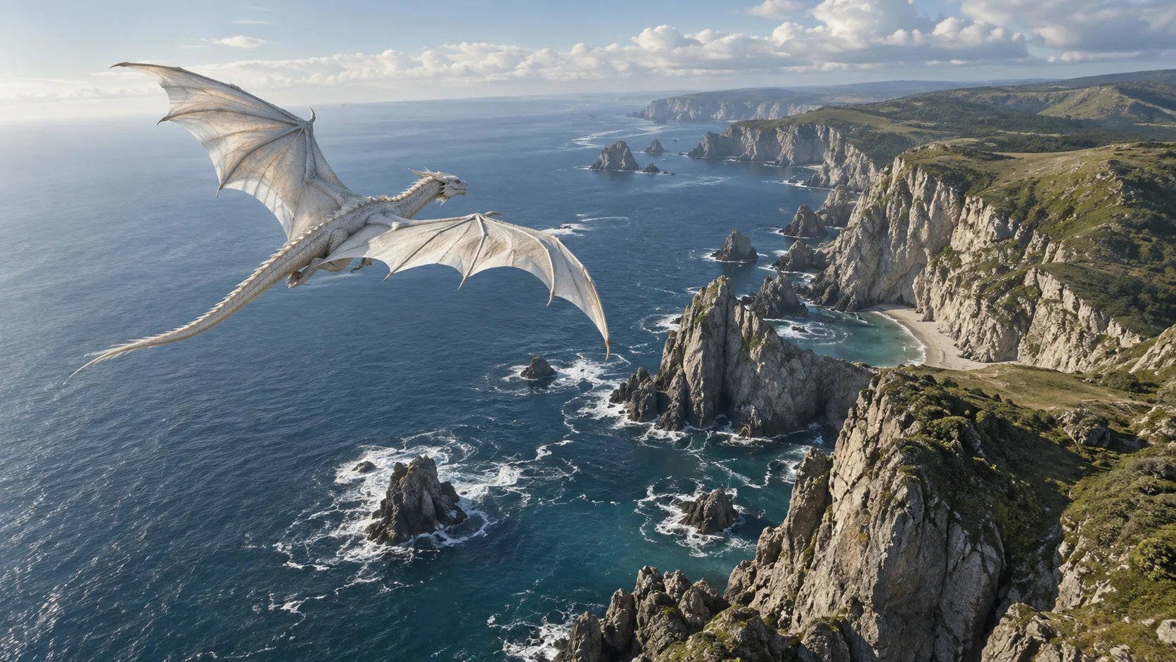 Coastal white dragon for 515 Dragon Names by Color, Element, and Temperament trivia