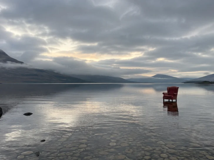 Armchair in lake for 415 Dreamcore Usernames That Feel Beautifully Strange trivia