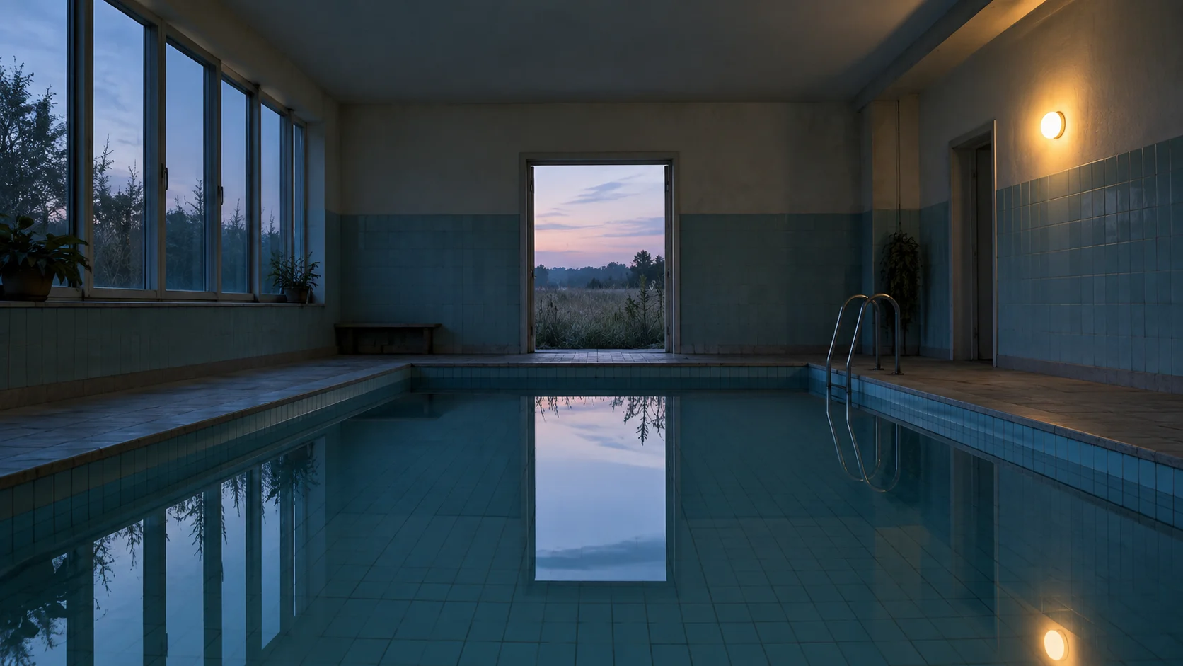 Twilight indoor pool for 415 Dreamcore Usernames That Feel Beautifully Strange trivia