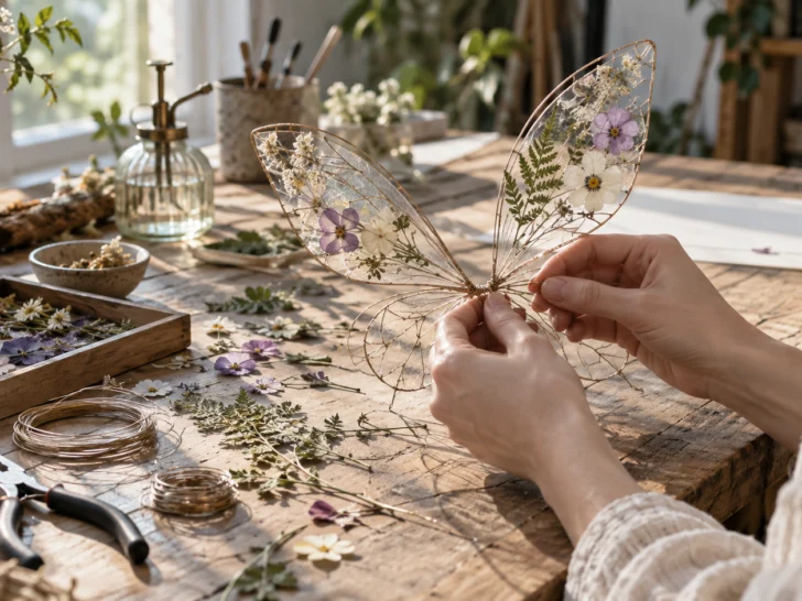 Crafting floral wings for 415 Fairy Names for Magical Characters and Worlds trivia