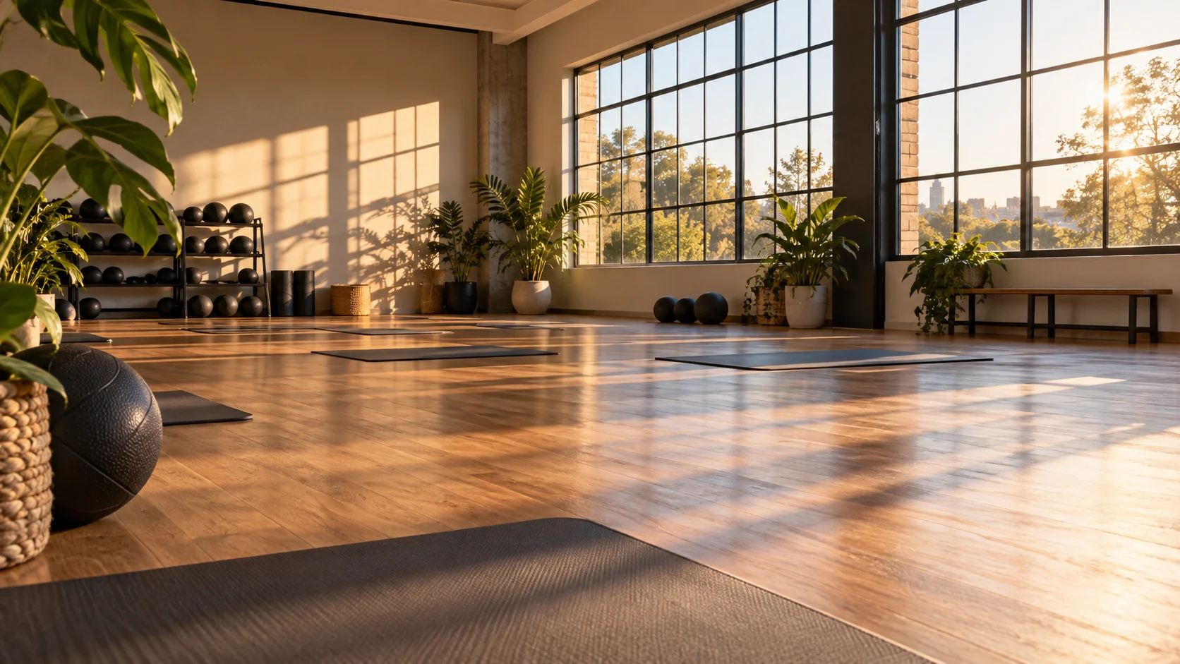 Empty exercise studio for 415 Fitness Username Ideas for Coaches and Everyday Athletes trivia
