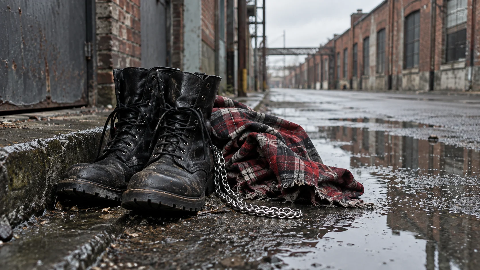 Rainy alley boots for 415 Grunge Usernames With Grit and Attitude trivia
