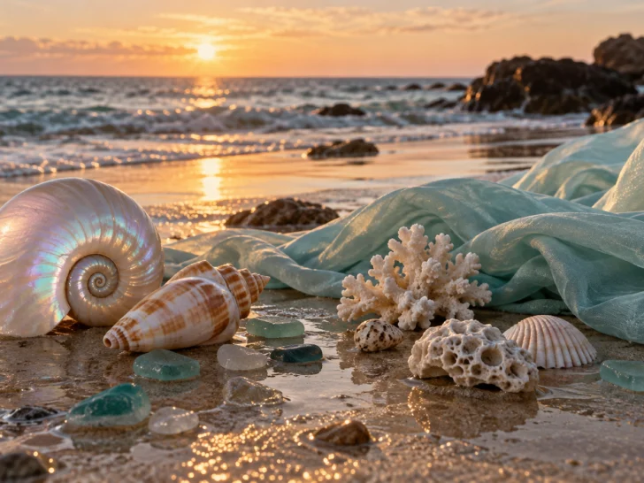 Ocean treasure still life