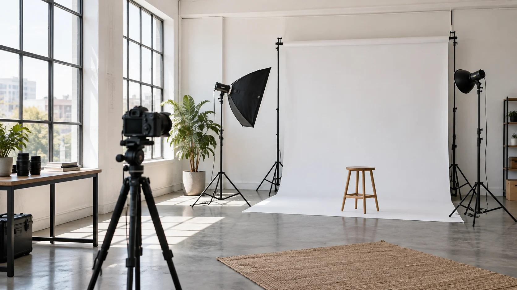 Empty photo studio for 415 Photography Username Ideas for Every Photo Niche trivia