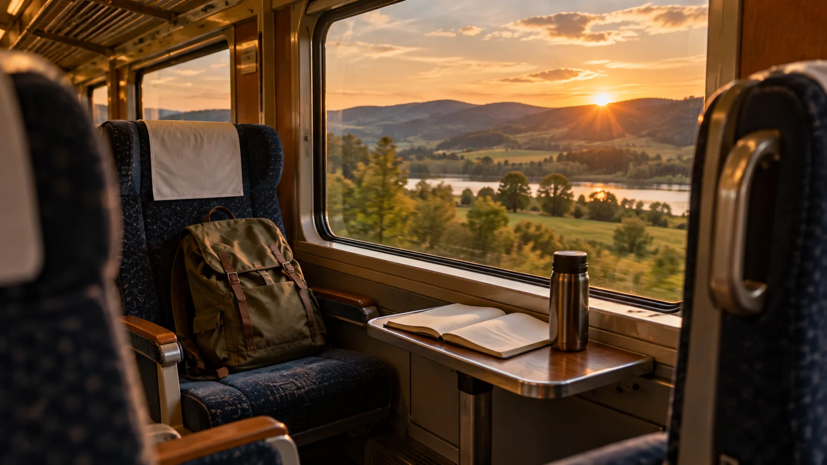 Scenic train compartment for 415 Travel Username Ideas for Creators and Adventure Lovers trivia